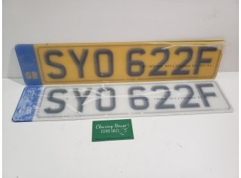 Great Britain Licence Plates - New