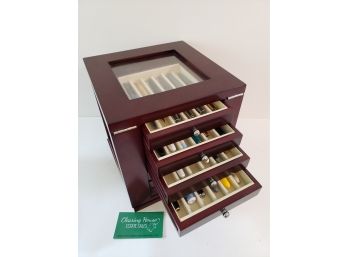 Pen Collectors Rotating Box With Arrow Pen Collection - Revised
