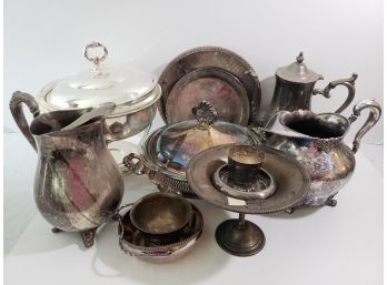 Silver Plated Serving Collection Lot