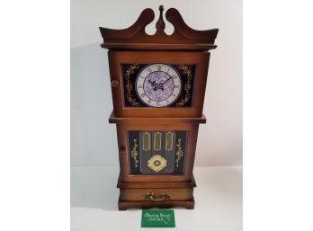 Clock Style Musical Jewelry Box