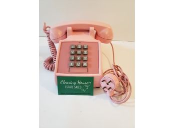 Vintage Working Pink Western Electric Bell System Telephone