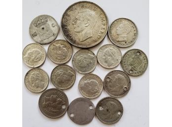 Asst Old Forien Coins