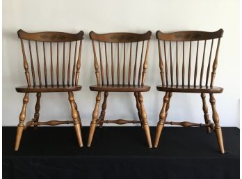 Set Of 3 Hitchcock Chairs