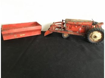 Vintage Toy Metal Tractor
