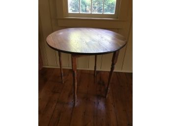 Very EARLY Round Fordable Wood Table