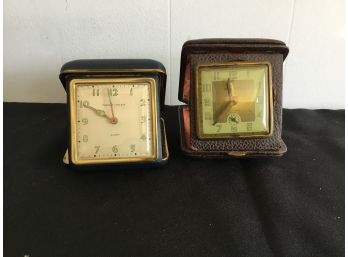 Vintage Travel Alarm Clocks