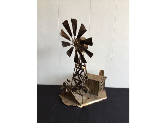 Copper Wind Mill, Battery Operated