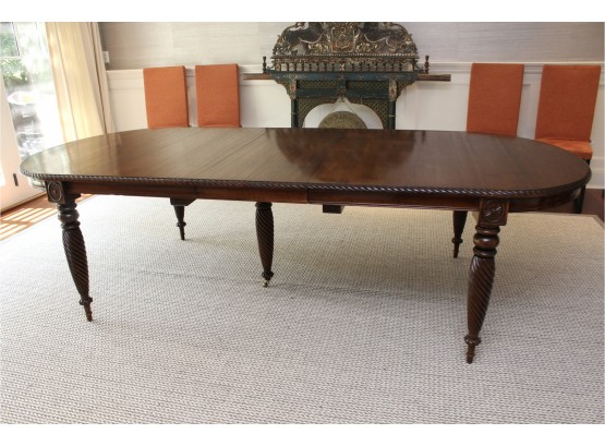 Lord Landsdowne Solid Teak Dining Table By British Khaki Furniture (RETAIL $6,825)