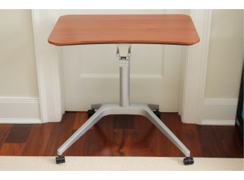Adjustable Sit/Stand Desk On Casters