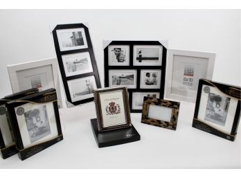 NEW! Collection Of Picture Frames Including Sterling Silver