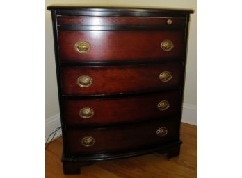 1990s Bombay Company 4-Drawer Bow Face Bachelor Chest 1 Of 2