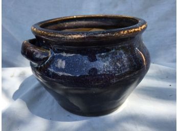 Blue Speckle Glaze Ceramic Pot