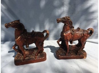 Pair Horse Bookends