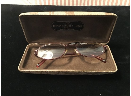 Authentic Coach Eyeglasses And Case