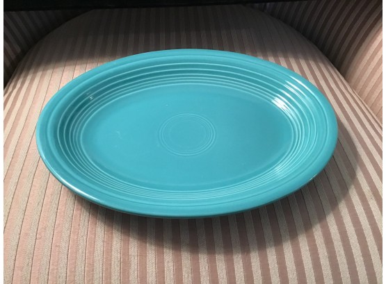 Vintage Fiesta Turquoise Platter