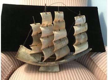 Unique Vintage Horn “Tall Ship'