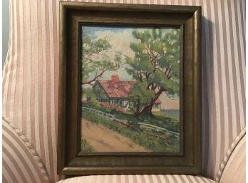Antique Beatrice B. Probert Signed Oil On Canvas