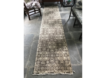 Semi-Antique Hand Woven Persian Carpet 100% Wool Runner 117' X 32'