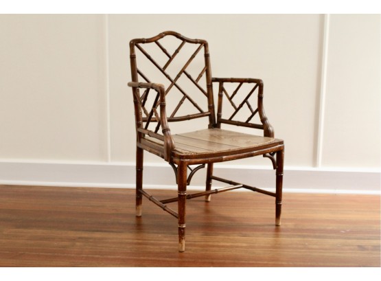 Vintage Bamboo Arm Chair