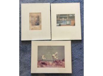 Three Art Photos -  Framed