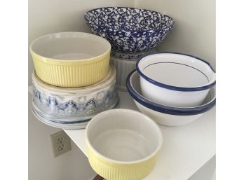 Lot Of Ceramic Kitchen Bowls - Dansk, Arabia +++