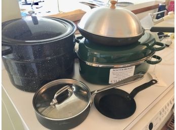 Lobster Pot, New Chantal Enamel Roaster & Other Kitchen Cookware