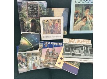 Assortment Of Travel,  Art , Photo Books