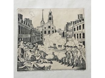 Antique  Boston Print
