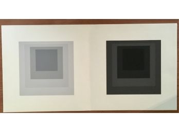 Rare Silk Screen Art - Attributed To Josef Albers - Yale University