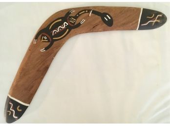 Hand Crafted Aborigine Boomerang