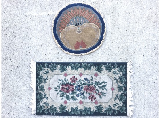 Two Small Accent Rugs