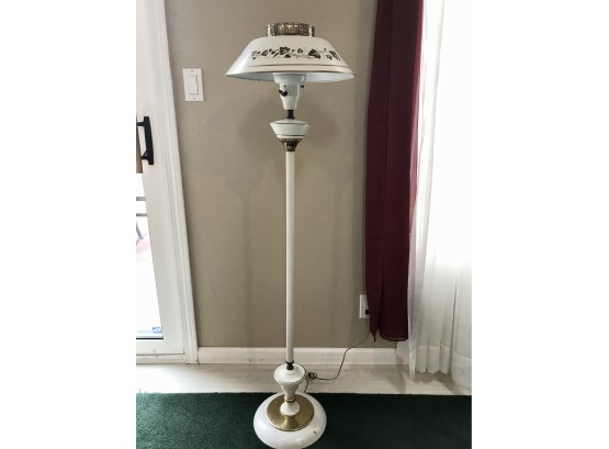 Vintage Tole Floor Lamp