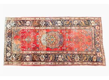 Traditional Red & Blue Persian Area Rug
