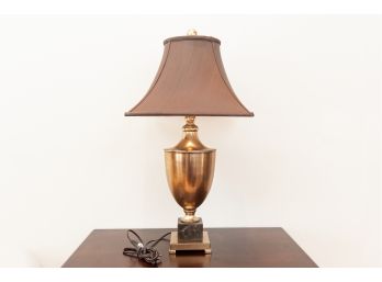 Traditional Brass Finish Urn Form Lamp