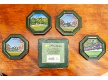 Set Of Four Masters Tournament Golf Coasters