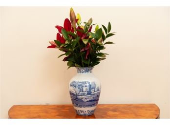 Spode 'Blue Italian' Porcelain Vase