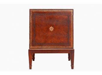 Maitland Smith Tooled Leather Chest