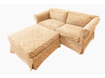 Sleeper Sofa With Oversized Ottoman