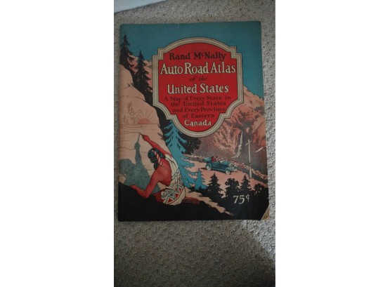 1930 Rand McNally Auto Road Atlas Of The U.S. And Eastern Canada
