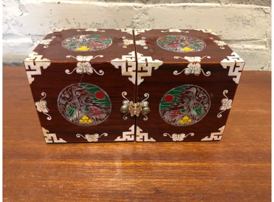 Small Jewelry Box With Butterfly Clasp
