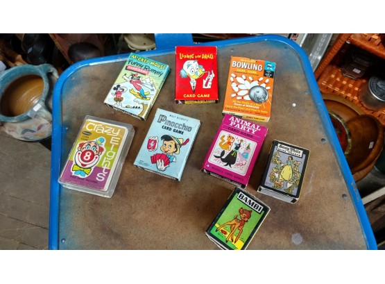 8 Vintage Card Games By Disney And More