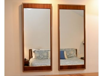 Set Of 2 John Widdicomb Modern Mid-Century Mirrors