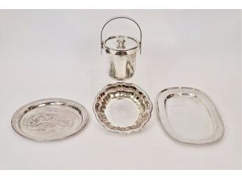 Set Of 4 Silverplated Holloware