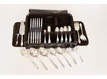 Pacific International Rhapsody Sterling Silverware Service For 12 Plus Serving Pieces