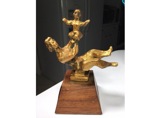 Original Vintage CHAIM GROSS Bronze Sculpture 'Caring' - Fantastic Bronze Piece !
