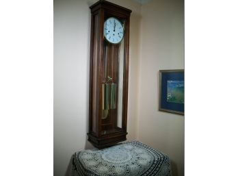 Fantastic HOWARD MILLER Wall Clock (Westminster Chime) Mahogany - Mint Condition