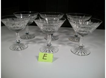Lot Of Six (6)  Vintage WATERFORD Sherbet / Champagnes  - All Perfect Condition - Great Lot !