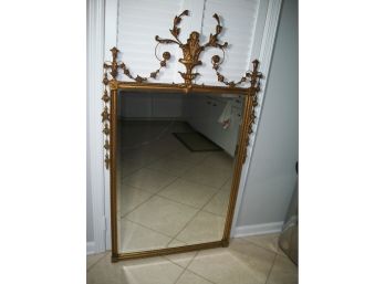 LARGE Stunning Antique Gold Gilt Mirror (From Park Avenue NYC Estate)  - So Beautiful & Delicate