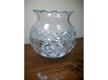 RARE Pattern WATERFORD Cut Crystal 'Martha Washington' Vase - (Very Hard To Find)
