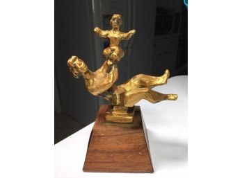 Original Vintage CHAIM GROSS Bronze Sculpture 'Caring' - Fantastic Bronze Piece !